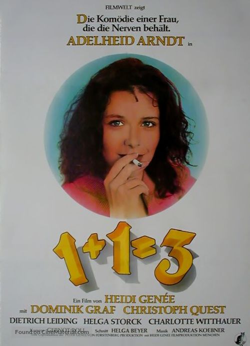 1+1=3 - German Movie Poster