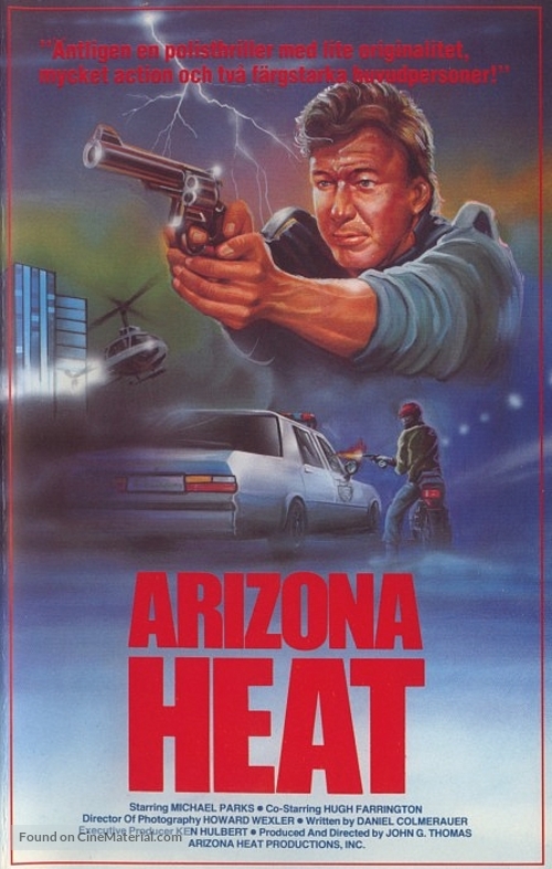 Arizona Heat - Swedish VHS movie cover