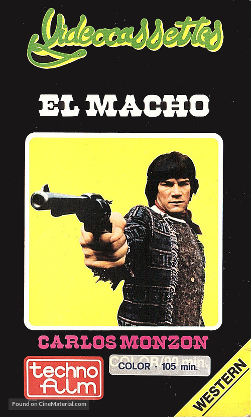 El macho - Finnish VHS movie cover