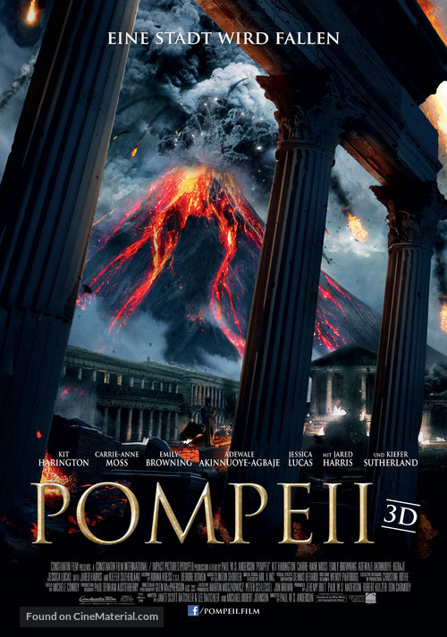 Pompeii - German Movie Poster