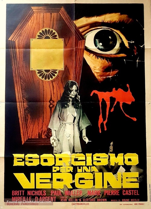 Vierges et vampires - Italian Movie Poster