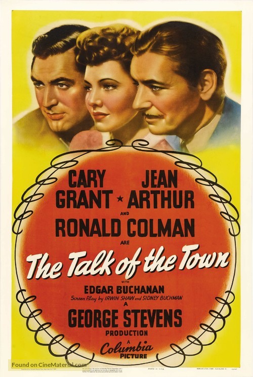 The Talk of the Town - Movie Poster