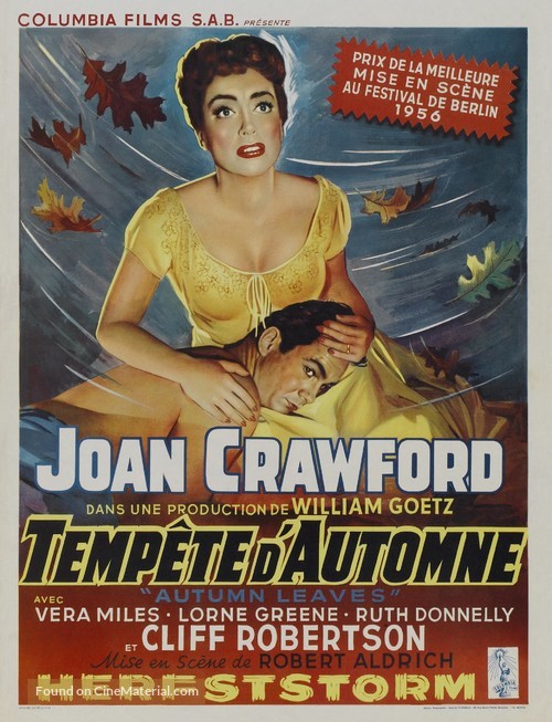 Autumn Leaves - Belgian Movie Poster