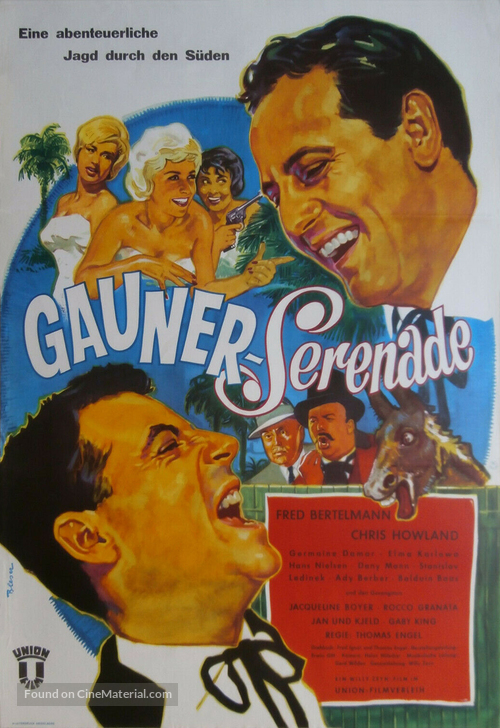 Gauner-Serenade - German Movie Poster