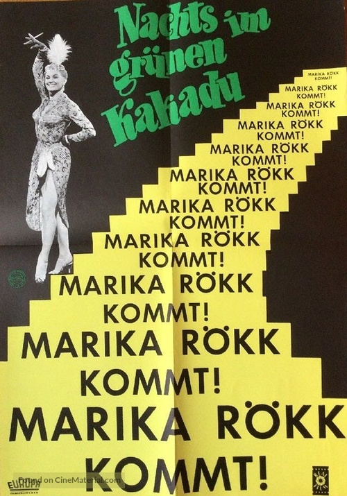 Nachts im gr&uuml;nen Kakadu - German Movie Poster