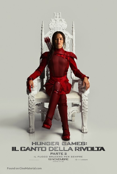 The Hunger Games: Mockingjay - Part 2 - Italian Movie Poster