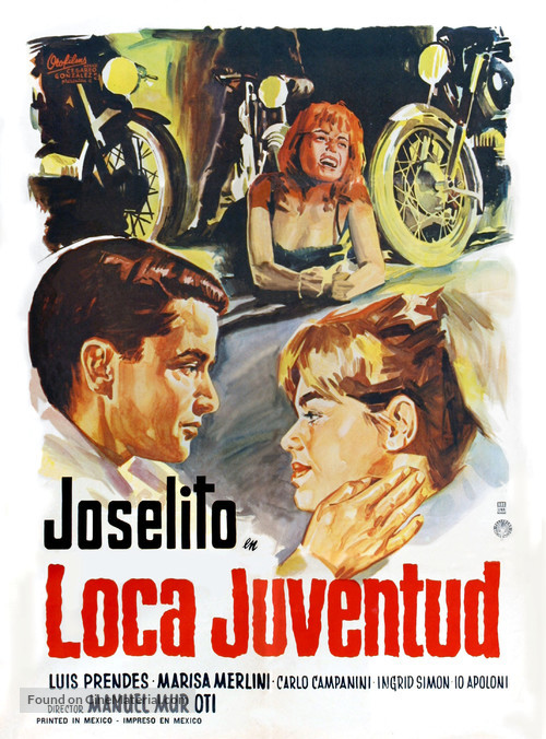 Loca juventud - Mexican Movie Poster