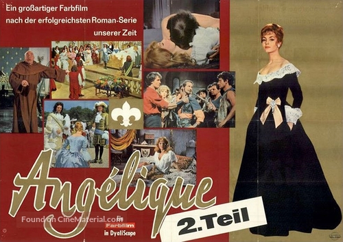 Merveilleuse Ang&eacute;lique - German Movie Poster
