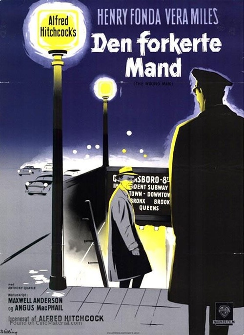 The Wrong Man - Danish Movie Poster