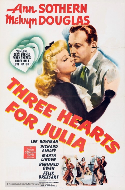 Three Hearts for Julia - Movie Poster