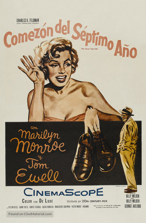 The Seven Year Itch - Argentinian Movie Poster
