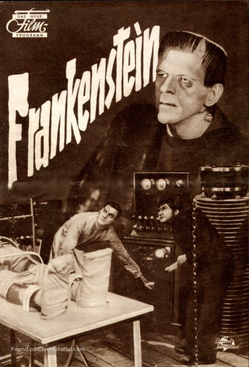 Frankenstein - German poster