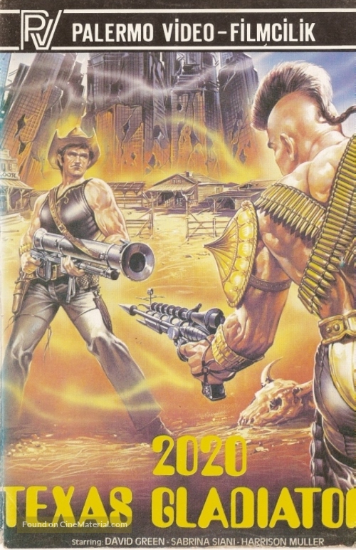 Anno 2020 - I gladiatori del futuro - Turkish VHS movie cover