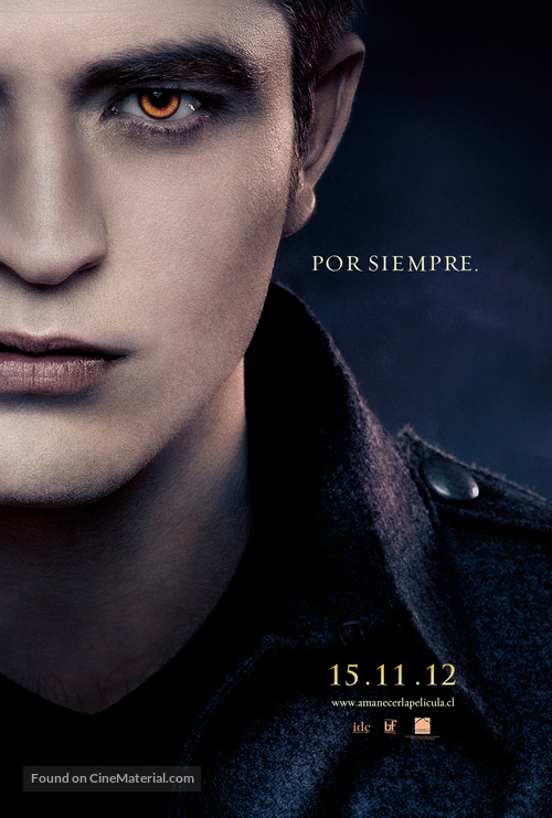 The Twilight Saga: Breaking Dawn - Part 2 - Chilean Movie Poster