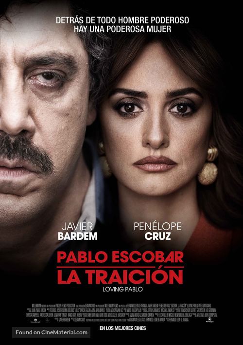 Loving Pablo - Argentinian Movie Poster