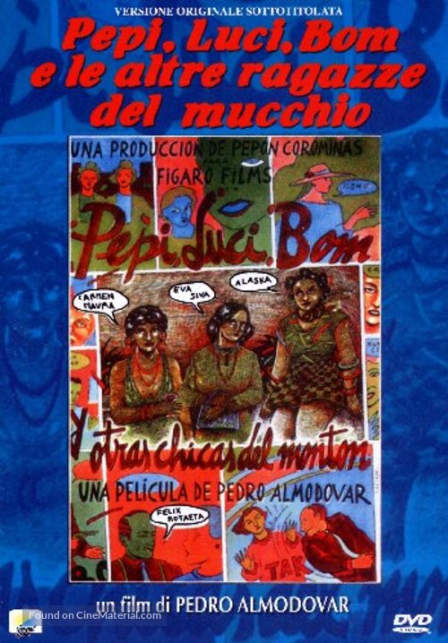 Pepi, Luci, Bom y otras chicas del mont&oacute;n - Italian Movie Poster