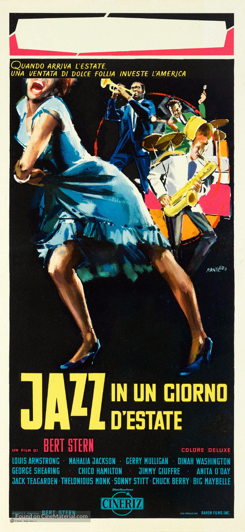 Jazz on a Summer&#039;s Day - Italian Movie Poster