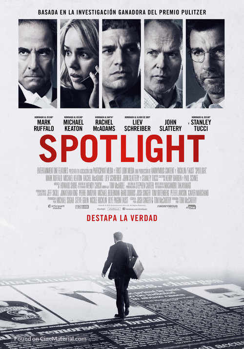 Spotlight - Spanish Movie Poster