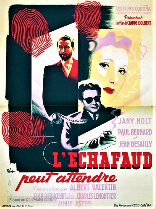 L&#039;&eacute;chafaud peut attendre - French Movie Poster