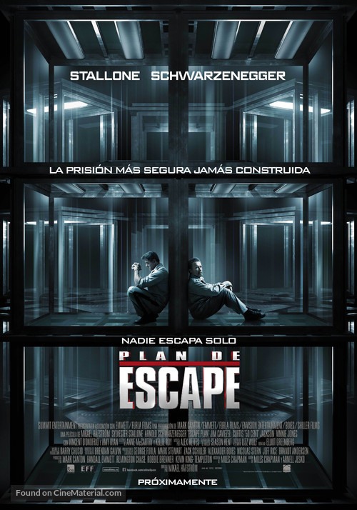 Escape Plan - Spanish Movie Poster