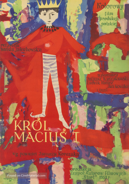 Kr&oacute;l Macius I - Polish Movie Poster