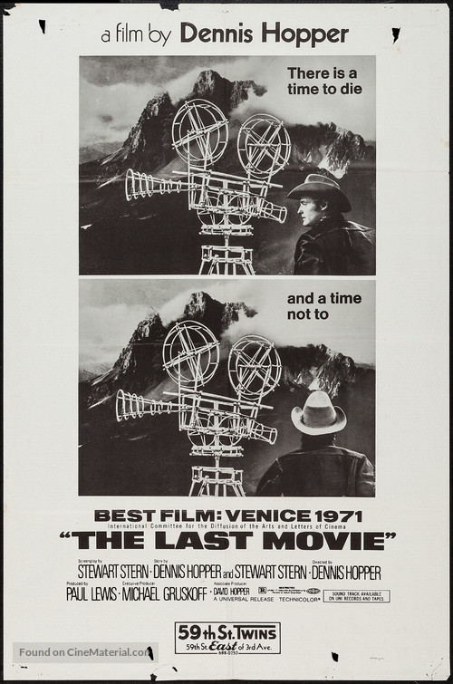 The Last Movie - Movie Poster