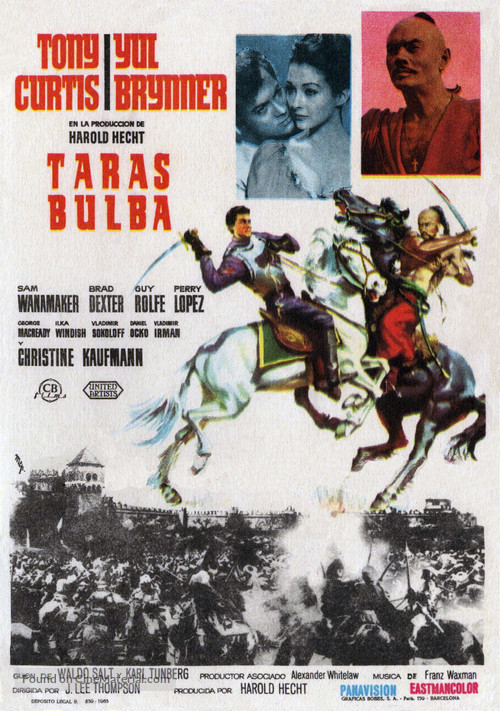 Taras Bulba - Spanish Movie Poster