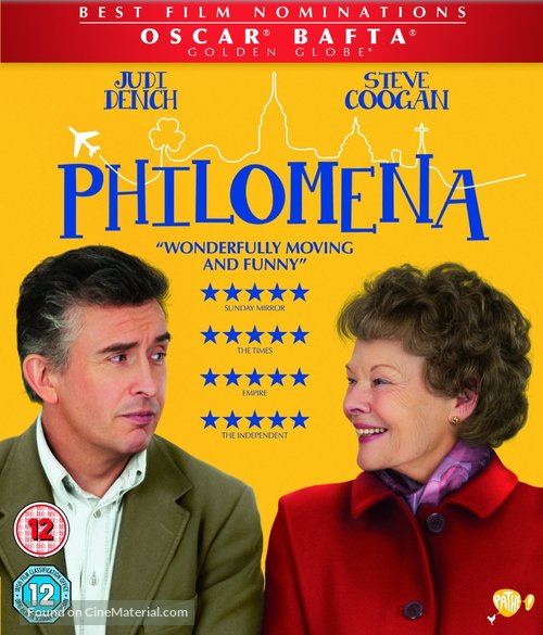 Philomena - British Blu-Ray movie cover