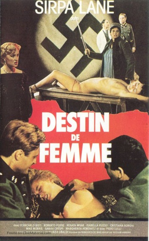 La svastica nel ventre - French Movie Poster