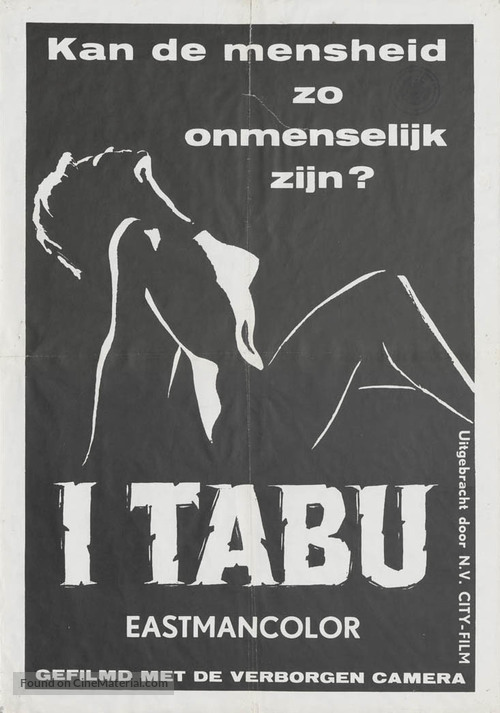 I tab&ugrave; - Dutch Movie Poster