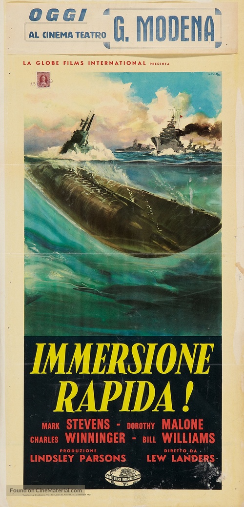 Torpedo Alley - Italian Movie Poster