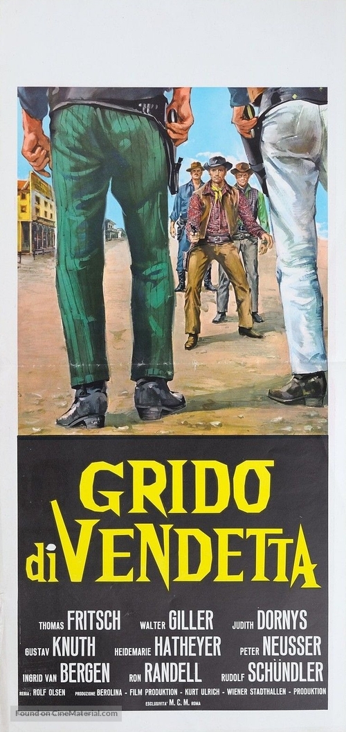 Heiss weht der Wind - Italian Movie Poster