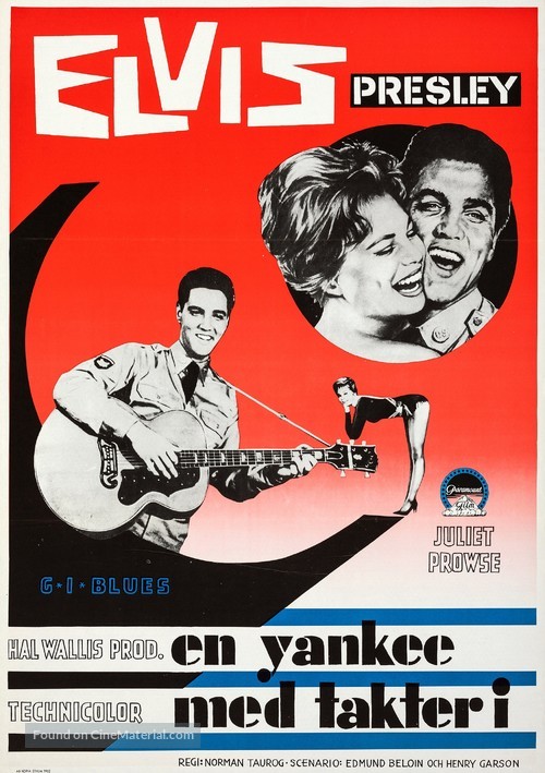 G.I. Blues - Swedish Movie Poster