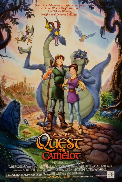 Quest for Camelot - Advance movie poster