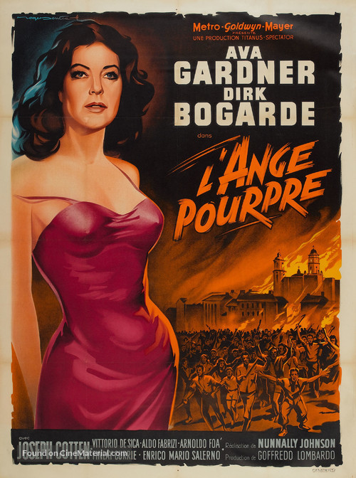 The Angel Wore Red - French Movie Poster