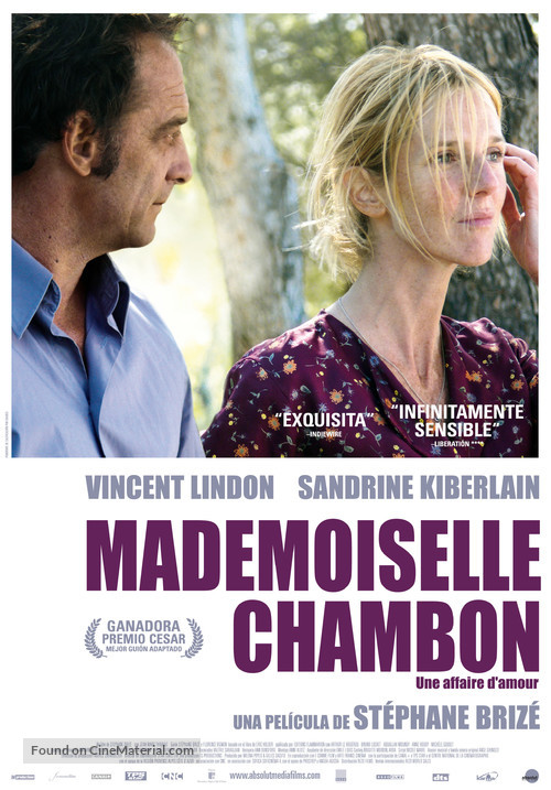 Mademoiselle Chambon - Spanish Movie Poster