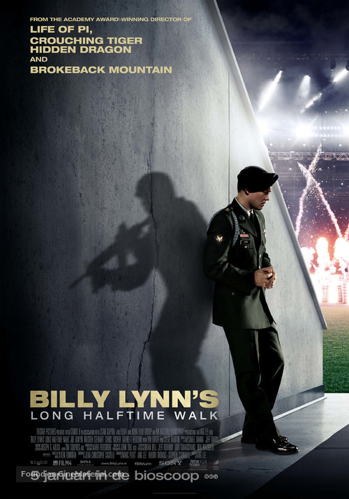 Billy Lynn&#039;s Long Halftime Walk - Dutch Movie Poster