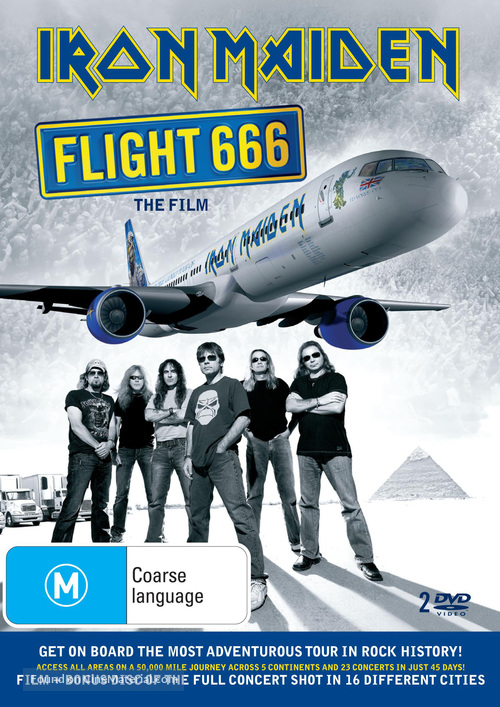 Iron Maiden: Flight 666 - Australian Movie Cover