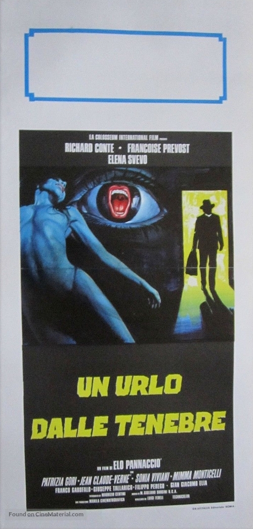 Un urlo nelle tenebre - Italian Movie Poster