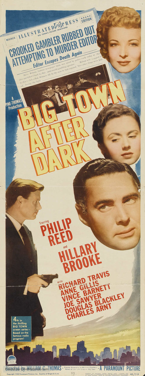 Big Town After Dark - Movie Poster