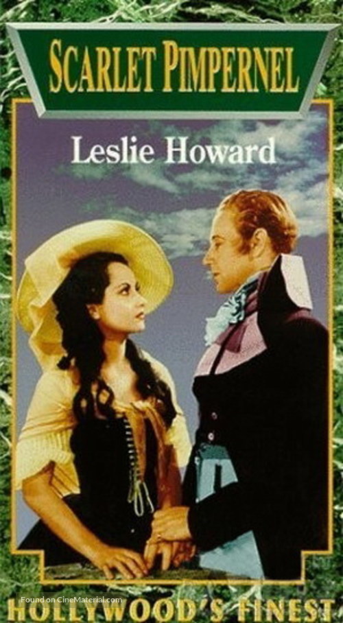The Scarlet Pimpernel - VHS movie cover