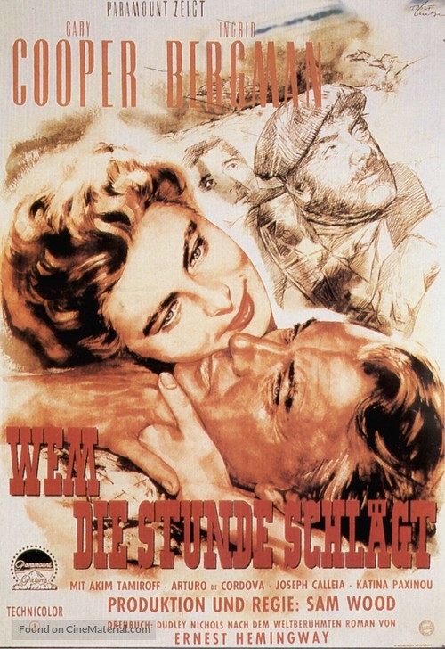 For Whom the Bell Tolls - German Movie Poster