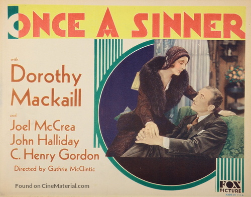 Once a Sinner - Movie Poster