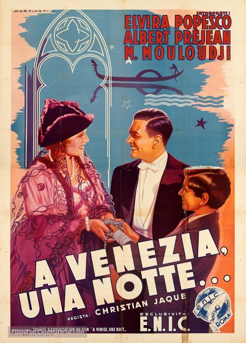 &Agrave; Venise, une nuit - Italian Movie Poster