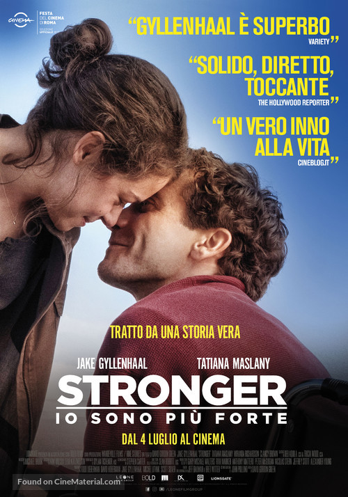 Stronger - Italian Movie Poster