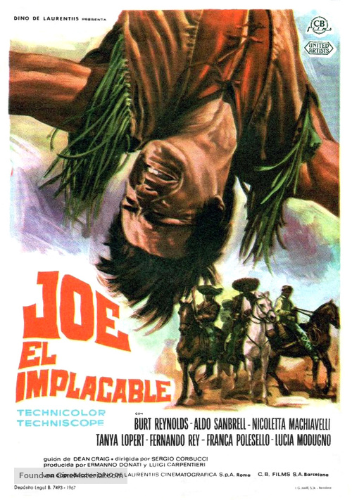 Navajo Joe - Spanish Movie Poster