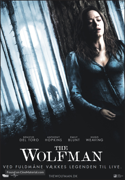 The Wolfman - Danish Movie Poster