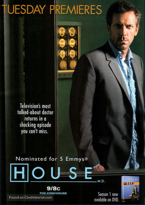 &quot;House M.D.&quot; - Video release movie poster