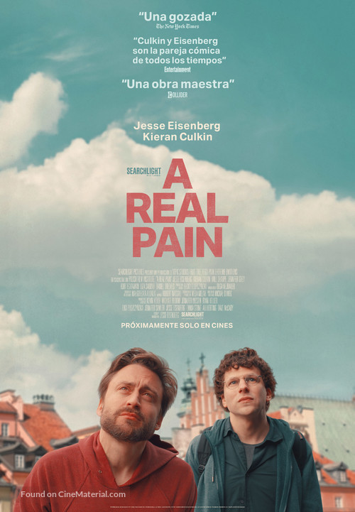 A Real Pain - Spanish Movie Poster