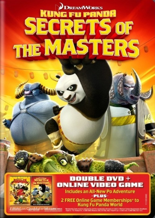 Kung Fu Panda: Secrets of the Masters - DVD movie cover